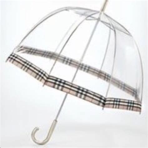 burberry clear umbrella